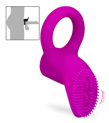 Anneau cockring vibrant picots