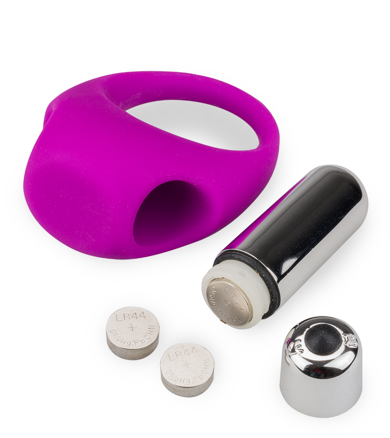 Anneau vibrant en silicone médical Flirt