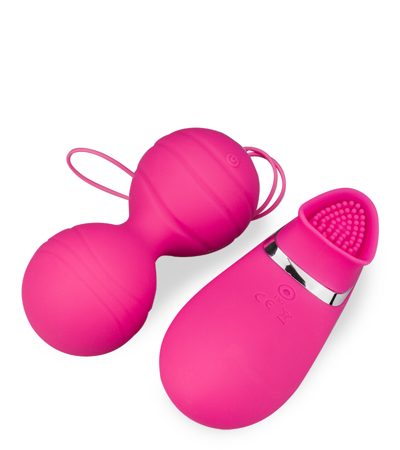 Boules de geisha et télécommande vibrantes