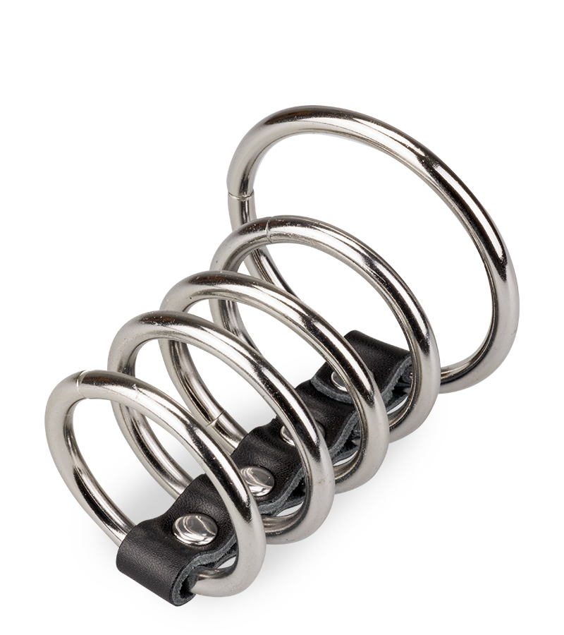 Cinq anneaux cockring métal