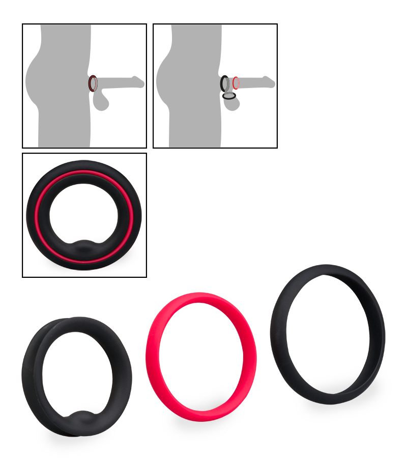 Cockring 4 en 1 Diving