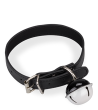 Charger l'image dans la galerie, Collier en similicuir avec gros grelot