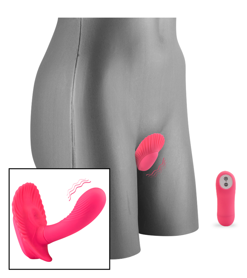 Culotte gode coquillage vibrant télécommandée