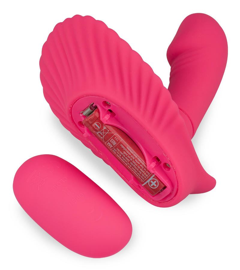Culotte gode vibrant coquillage sans fil