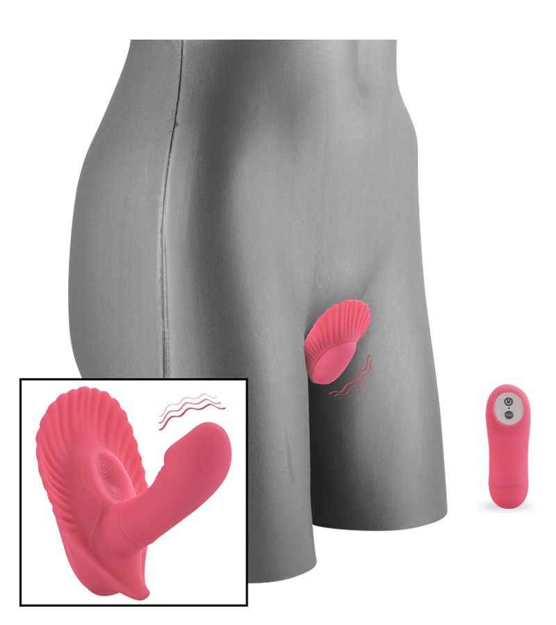Culotte gode vibrant coquillage sans fil