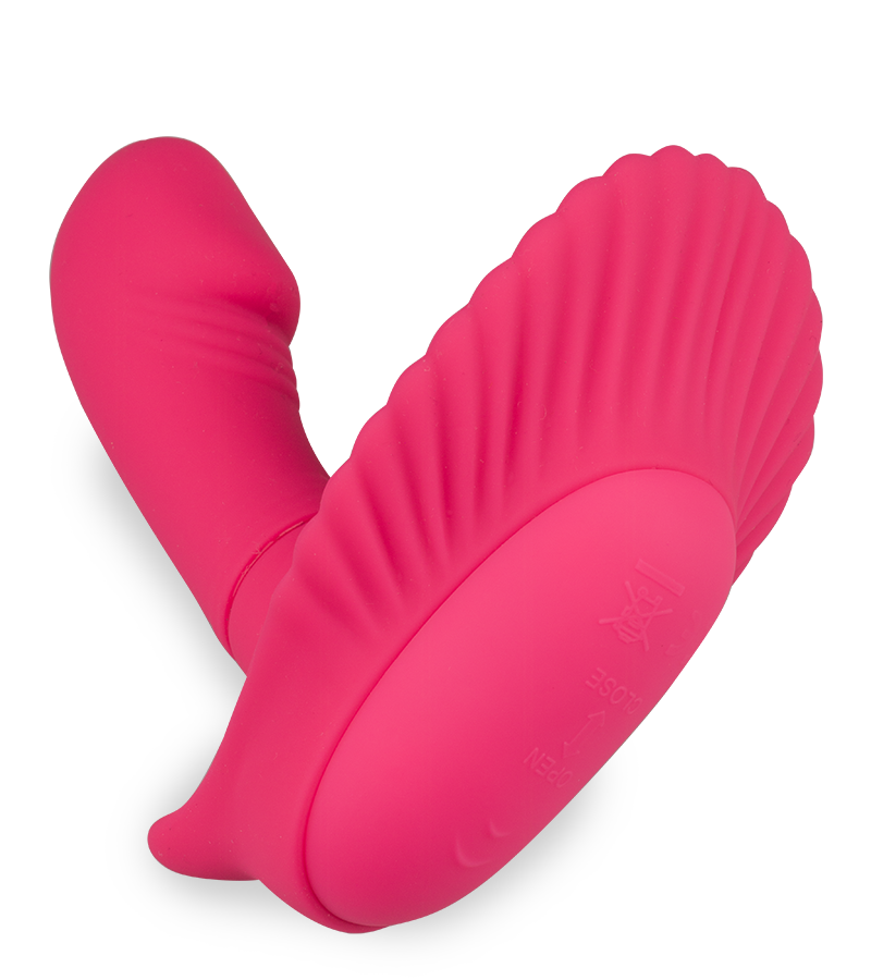 Culotte gode vibrant coquillage sans fil