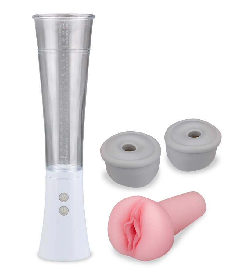 Développeur de pénis vibrant 9 modes + insert vagin Max