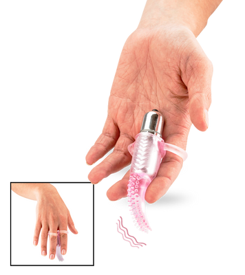 Doigt vibrant stimulateur clito chenille