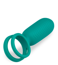 Charger l'image dans la galerie, Double anneau vibrant avec stimulateur de clitoris Unity