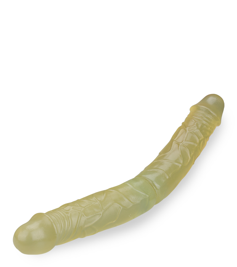 Double gode crystal flexible 36,0cm