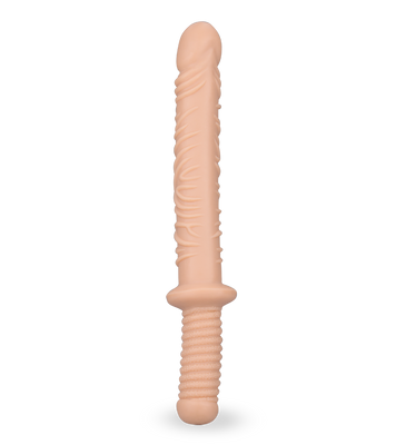 Double gode réaliste veiné strié Damocles