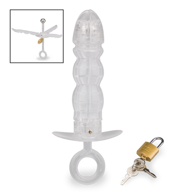 Ecarteur anal avec cadenas Pusher