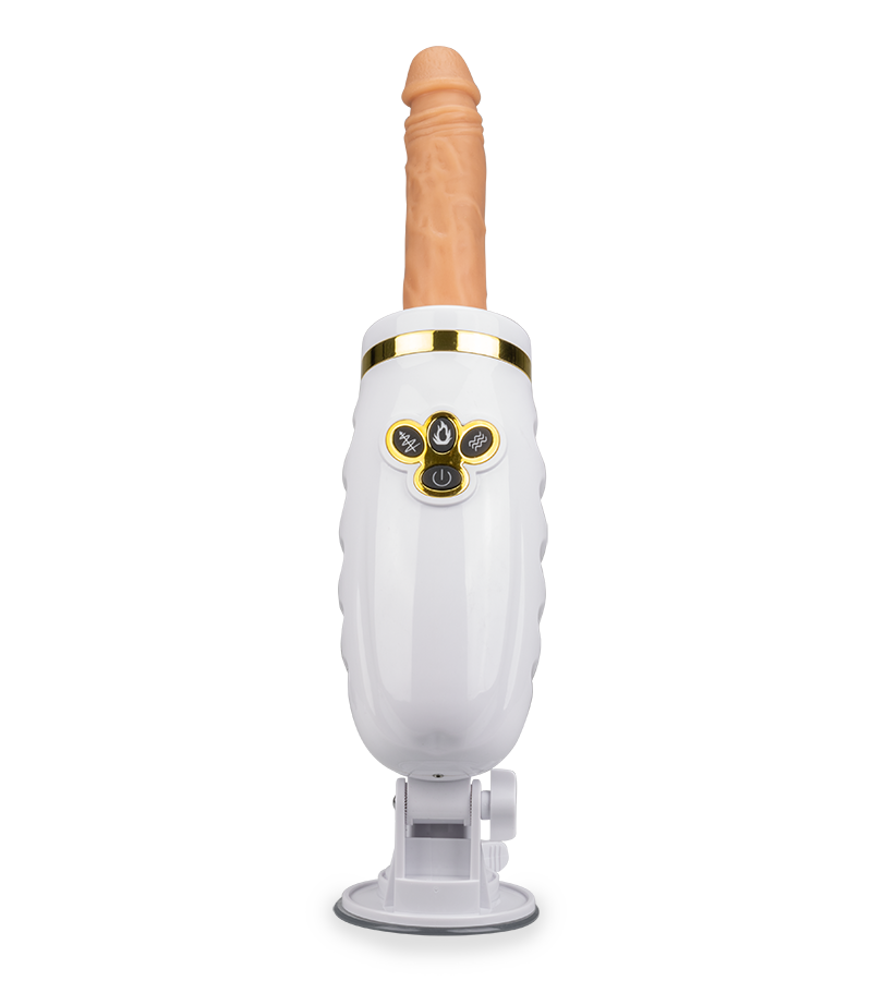 Fucking machine 16 vitesses avec gode chauffant
