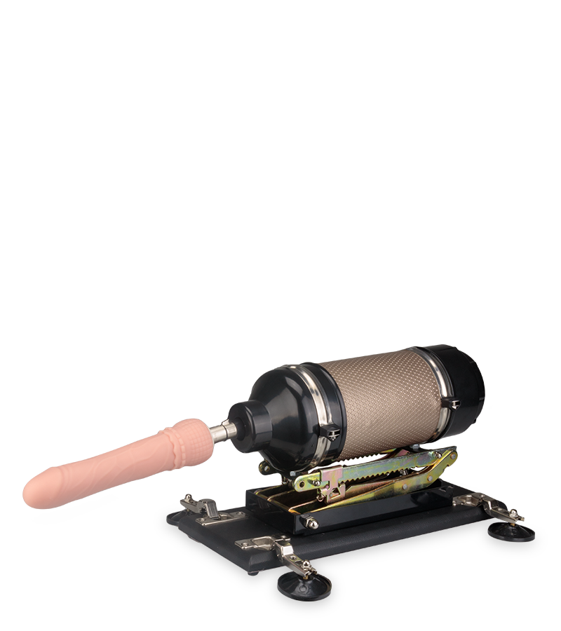 Fucking machine avec gode Tim
