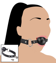 Charger l'image dans la galerie, Gag-ball bâillon de bondage BDSM
