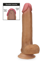 Charger l'image dans la galerie, Gode 100% réaliste silicone liquide double couche