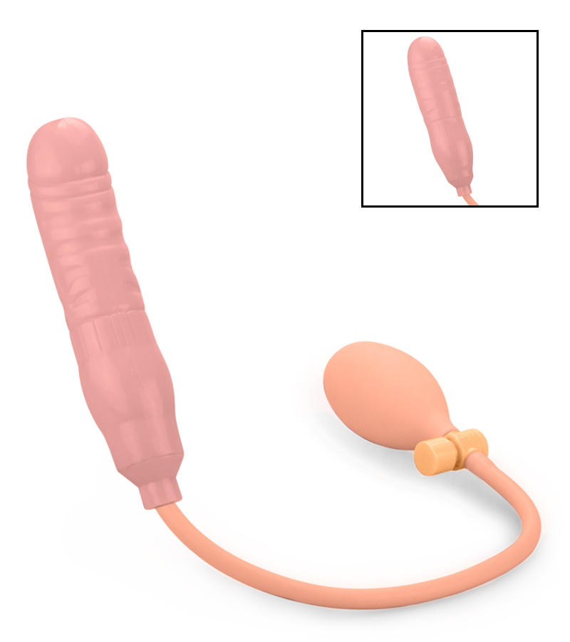 Gode anal à pompe gonflable