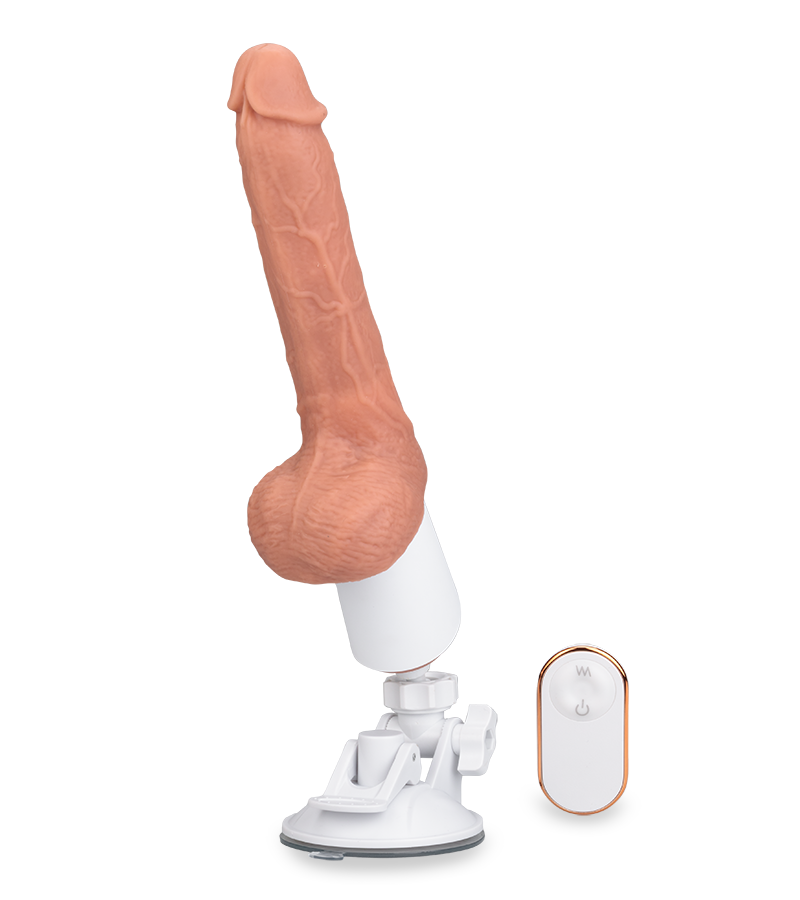Gode automatique en silicone avec télécommande Russell