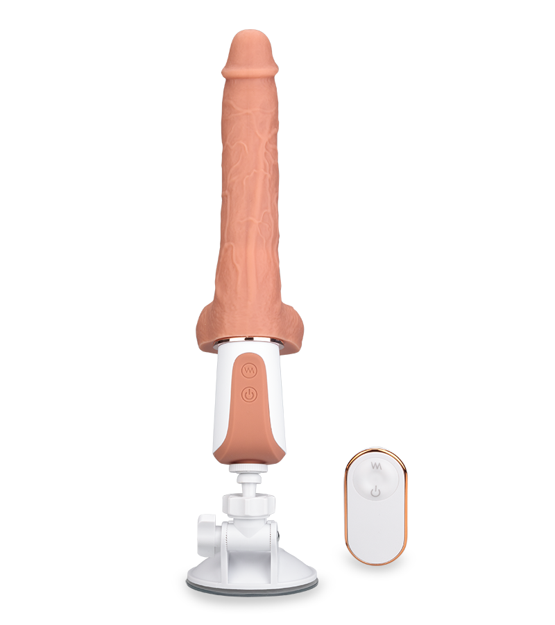 Gode automatique en silicone avec télécommande Russell