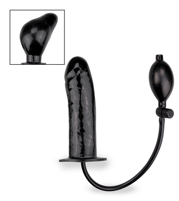 Gode Black Gonflable à Pompe