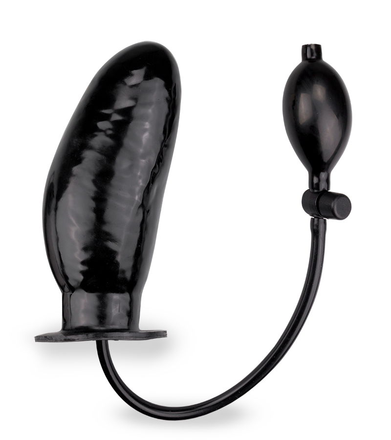 Gode Black Gonflable à Pompe