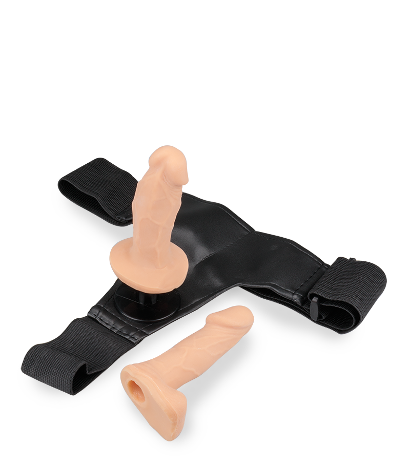 Gode ceinture anal 2 mini godes interchangeables