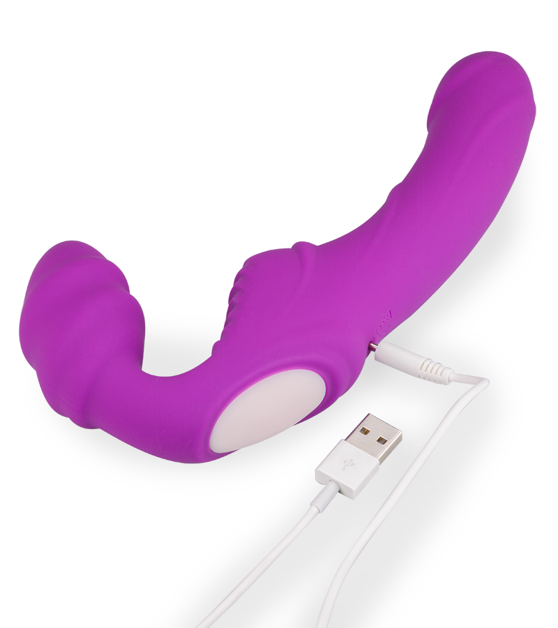 Gode ceinture sans harnais télécommandé Nana