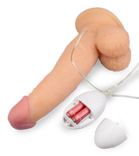 Charger l'image dans la galerie, Gode ceinture vibrant courbé 22,0cm 10 modes