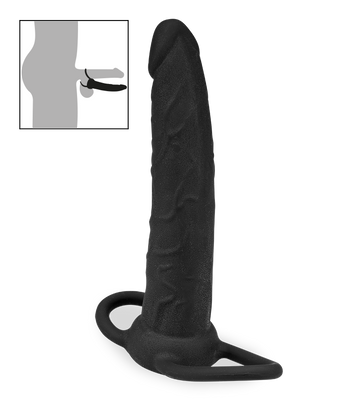 Gode double pénétrateur anneau cockring