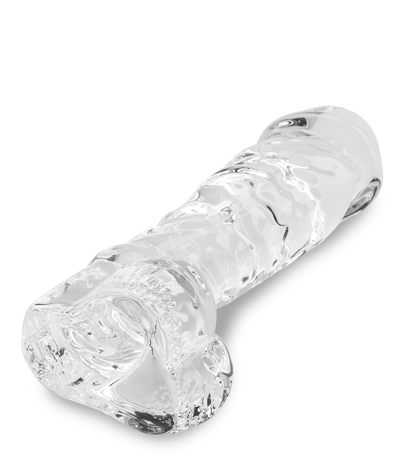 Gode en verre réaliste Leo