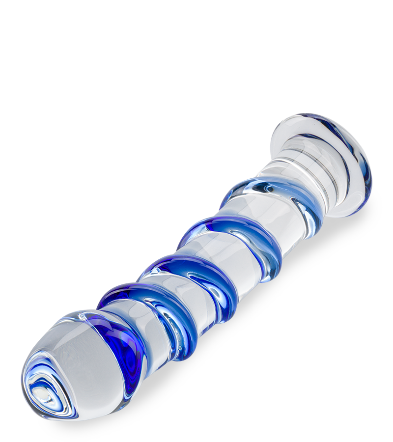 Gode en verre Swirl