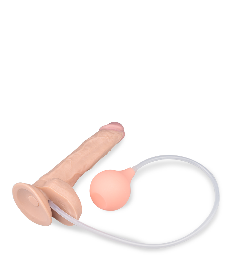 Gode géant éjaculateur à ventouse