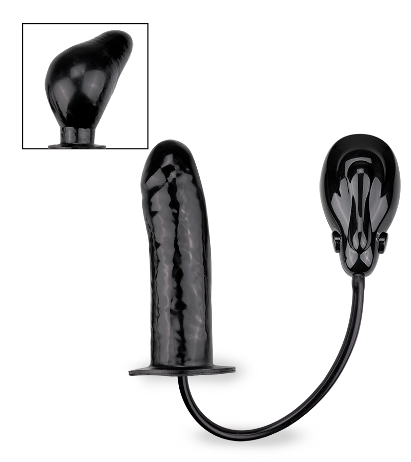 Gode gonflable vibrant à pompe automatique