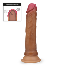 Charger l'image dans la galerie, Gode réaliste ventouse silicone liquide double couche