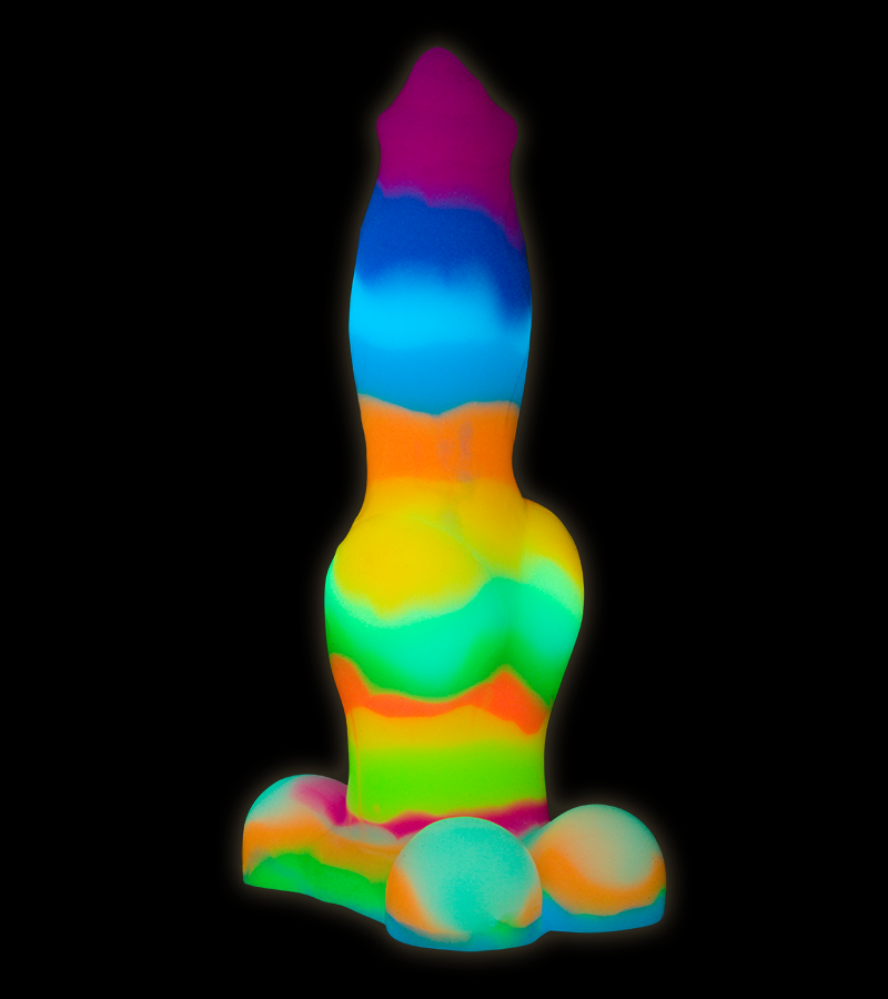 Gode ventouse chien Berger Allemand phosphorescent