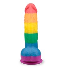 Charger l'image dans la galerie, Gode ventouse courbé réaliste Pride
