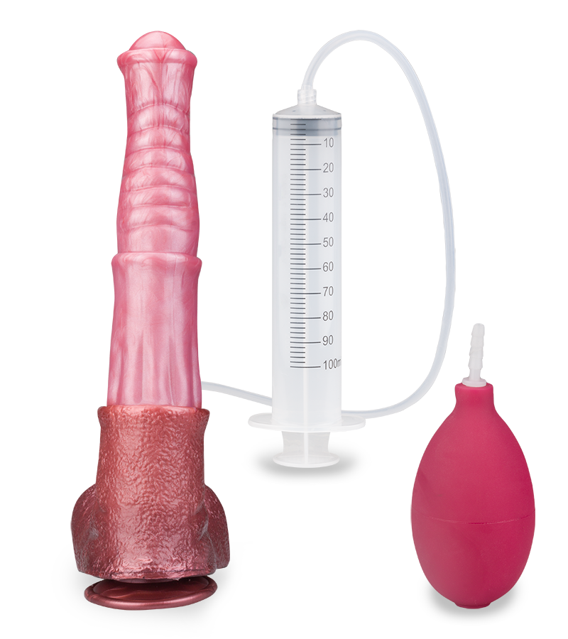 Gode ventouse éjaculateur cheval 32,0cm