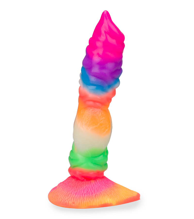 Gode ventouse Loup phosphorescent