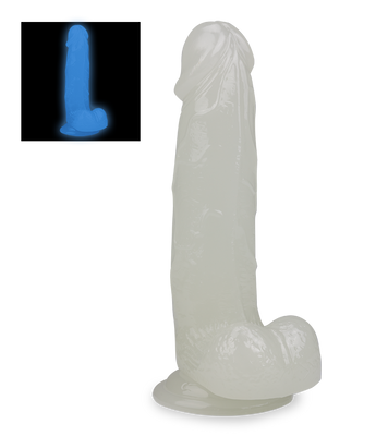 Gode ventouse phosphorescent 19,0cm Lumino