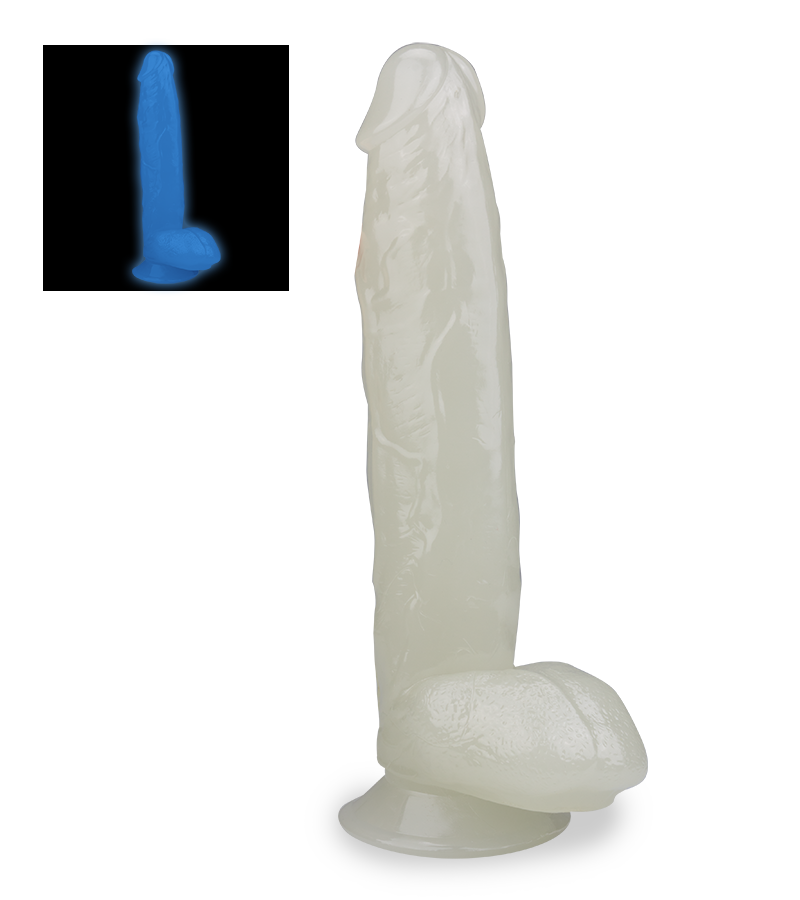 Gode ventouse phosphorescent 26,0cm Lumino