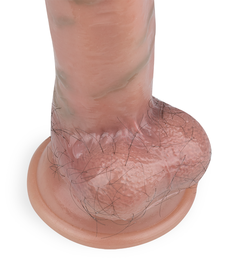Gode ventouse poilu Denis 13,3cm