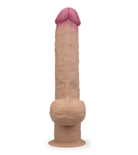 Charger l'image dans la galerie, Gode ventouse silicone double couche à poignée 33,0cm