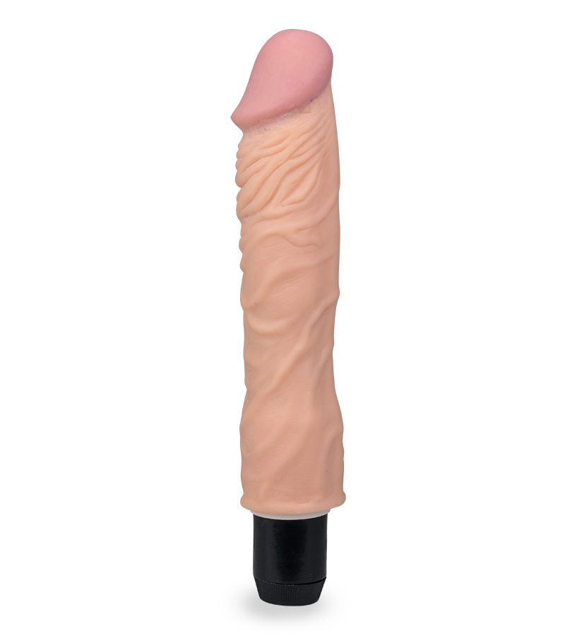 Gode vibro réaliste articulé 20,0 cm