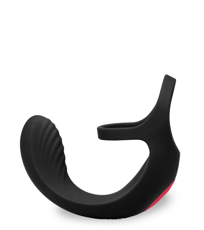 Masseur de testicules double anneau cockring vibrant Shape