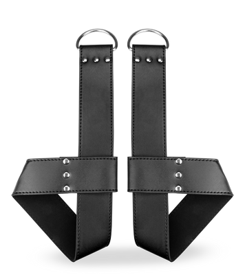 Paire serre-poignets bondage similicuir