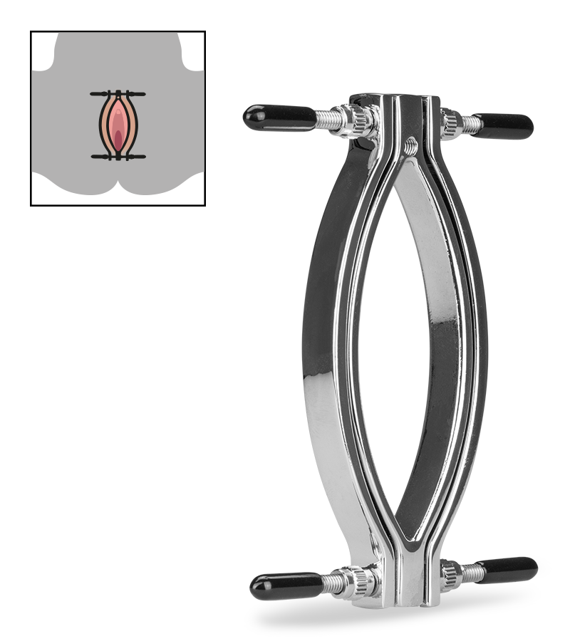 Pince à vagin en acier inoxydable
