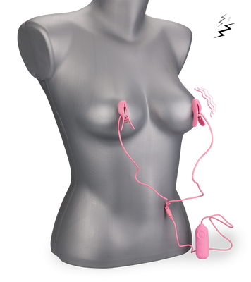 Pinces à seins électrostimulation et vibrations