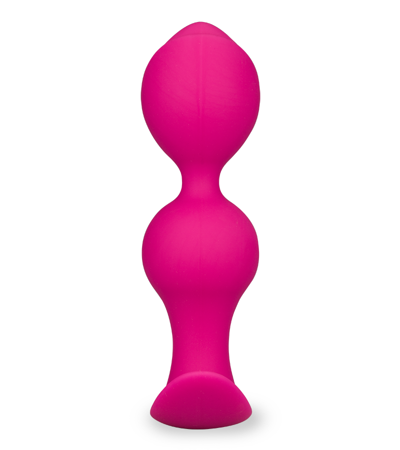 Plug anal avec deux boules