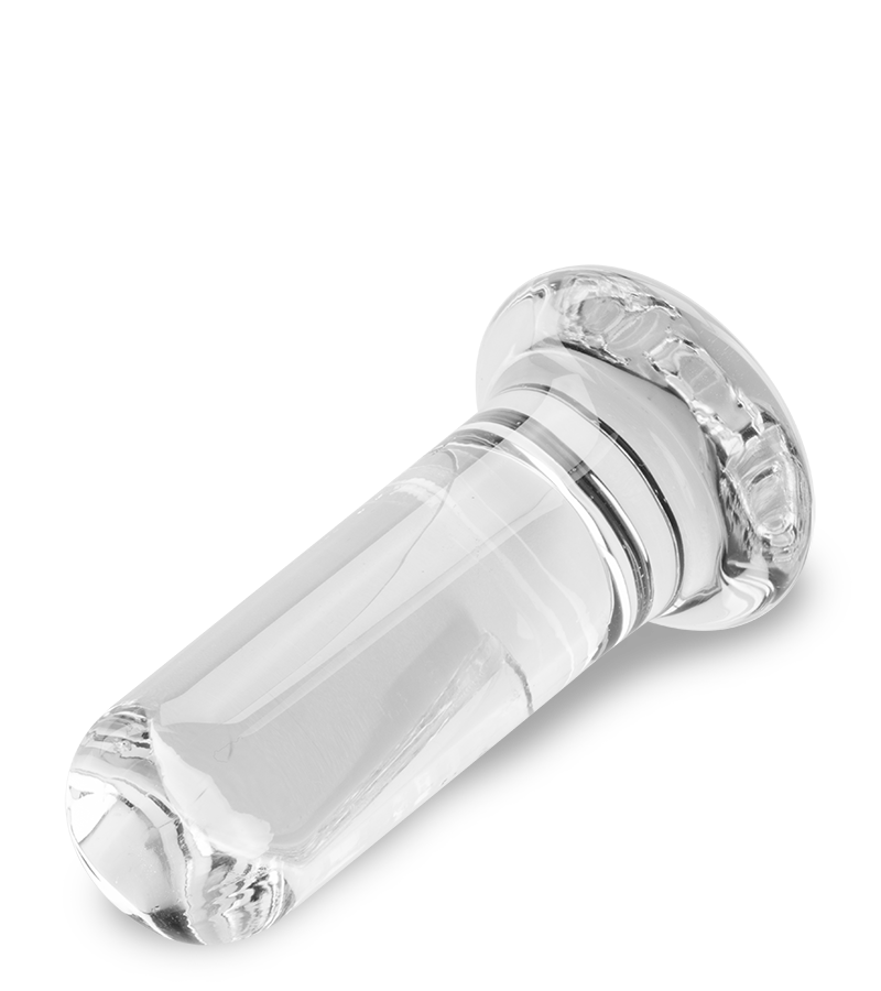 Plug anal en verre 9,5 cm