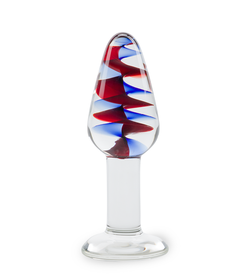 Plug anal en verre Carousel